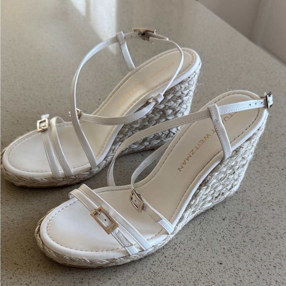 Brand new never worn GEORGIE ESPADRILLE WEDGE stewart weitzman